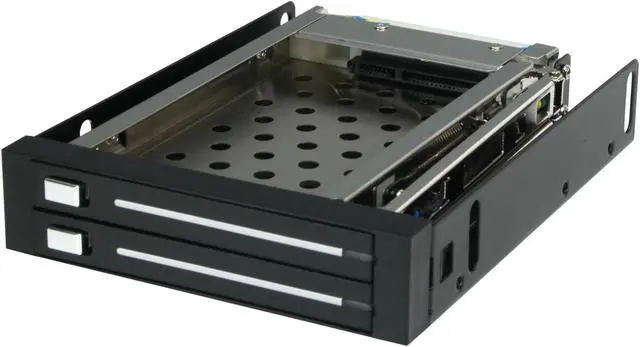 Main image of SYBA SY-MRA25008 3.5" Mobile Rack for Two 2.5" SATA Hard Drives