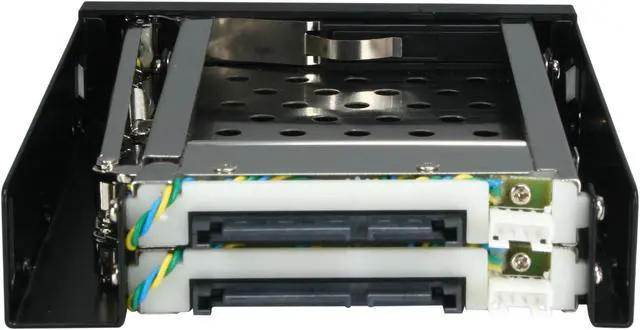 Alt view image 4 of 6 - SYBA SY-MRA25008 3.5" Mobile Rack for Two 2.5" SATA Hard Drives