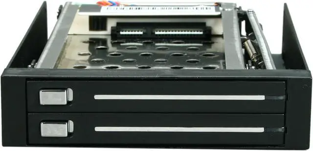 Alt view image 2 of 6 - MASSCOOL MR-2501D Mobile Rack 2 Bay 2.5" SATA Hard Driver