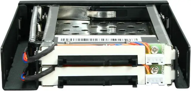 Alt view image 4 of 6 - MASSCOOL MR-2501D Mobile Rack 2 Bay 2.5" SATA Hard Driver