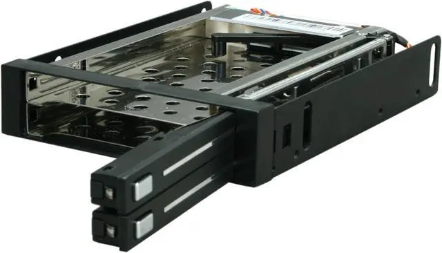 Alt view image 5 of 6 - MASSCOOL MR-2501D Mobile Rack 2 Bay 2.5" SATA Hard Driver