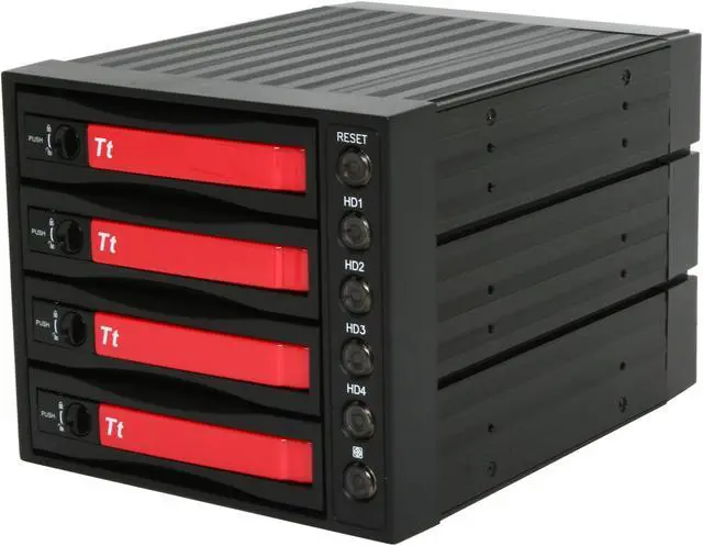 Main image of Thermaltake RC3400101A MAX-3543 5.25" (x3) Bay to 3.5" (x4) Bay Mobile Rack HDD Canister