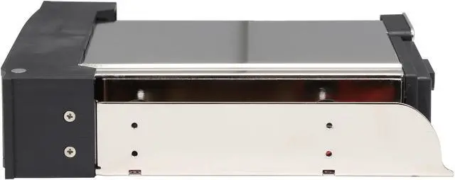 Alt view image 3 of 7 - StarTech HSB110SATBK 5.25in Trayless Hot Swap Mobile Rack for 3.5in SATA HDD with LCD & Fan