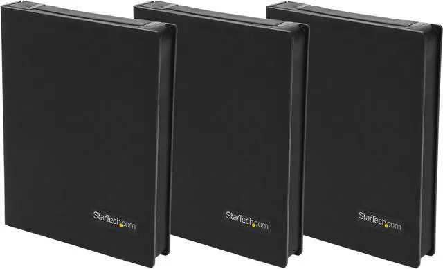 Main image of StarTech HDDCASE25BK 2.5in Anti-Static Hard Drive Protector Case - Black (3pk)