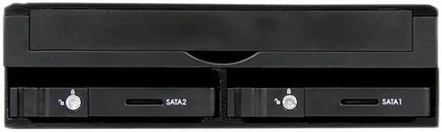 Main image of StarTech.com SATSAS225ODD 2x 2.5in SATA/SAS Hot-Swap Drive + Slim Optical Drive in 5.25in Bay