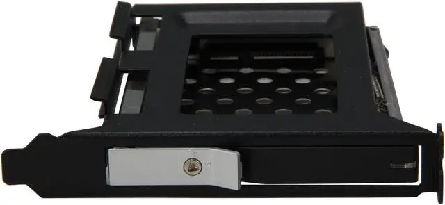 Alt view image 3 of 5 - SYBA SY-MRA25023 Back Panel Slot Mount Mobile Rack for 2.5" Laptop Size SATA HDD / SSD