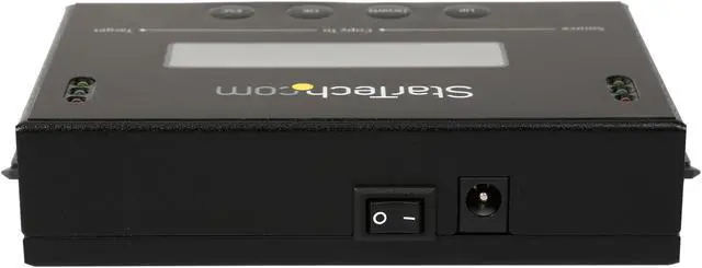 Alt view image 4 of 7 - StarTech.com SATDUP11 Aluminum 2.5" & 3.5" Black 2 - SATA Data & Power Combo (7+15 pin) Receptacle Standalone 2.5 / 3.5" SATA Hard Drive Duplicator and Eraser