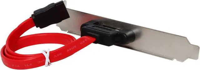 Alt view image 2 of 3 - StarTech.com ESATAPLT18IN 1.5 ft. 1 Port SATA to eSATA Plate Adapter