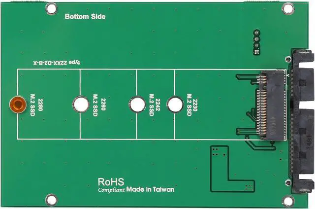 Alt view image 2 of 4 - SYBA M.2 B-Key SSD to SATA III 2.5" Enclosure Adapter - SY-ADA40087