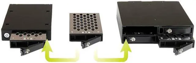 Alt view image 7 of 8 - StarTech.com SATSASBP425 4-bay mobile rack backplane for 2.5in SATA/SAS drives
