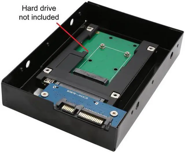 Alt view image 5 of 6 - SYBA SY-ACC25044 2.5" to 3.5" Internal HDD Mounting Adapter Kit