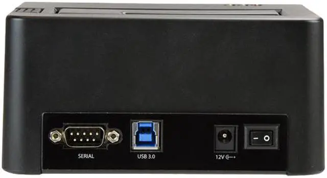 Alt view image 3 of 3 - StarTech.com SDOCK1EU3P2 Hard Drive Eraser - for 2.5in / 3.5in SATA SSD/HDD - 4Kn Support - Standalone - Integrated LCD - Hard Drive Dock - SATA Dock