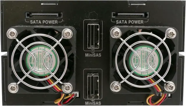 Alt view image 4 of 6 - SYBA SY-MRA25052 Full Metal 8 Bay 2.5" SATA HDD & SDD Mobile Rack MiniSAS Interface for 5.25" Drive Bay