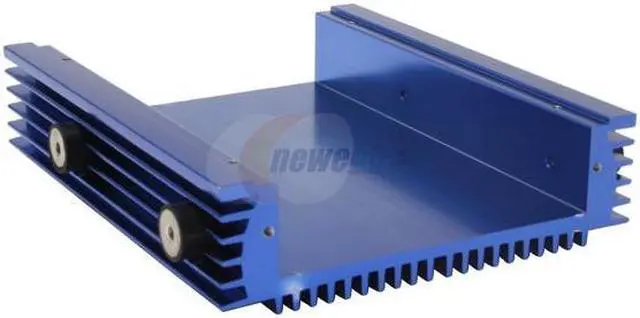Alt view image 2 of 4 - LOGISYS Computer HS102BL BLUE HARD DRIVE SILENCER