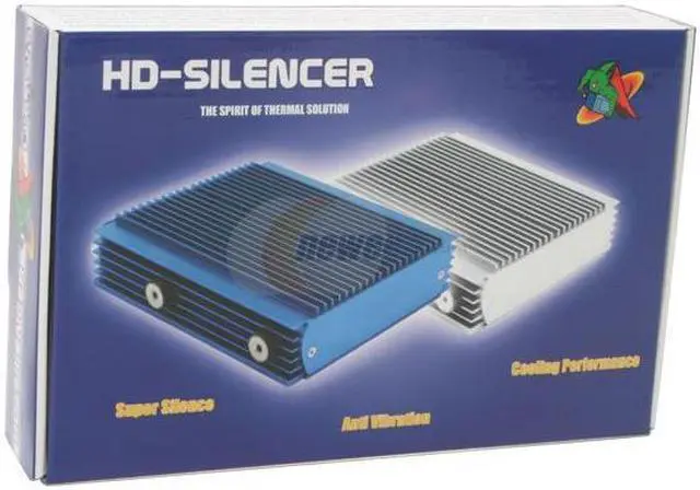 Alt view image 4 of 4 - LOGISYS Computer HS102BL BLUE HARD DRIVE SILENCER