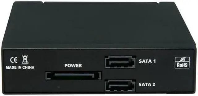 Alt view image 4 of 6 - AMS DS-112SSBK 2.5" Dual Drive Bay Enclosure