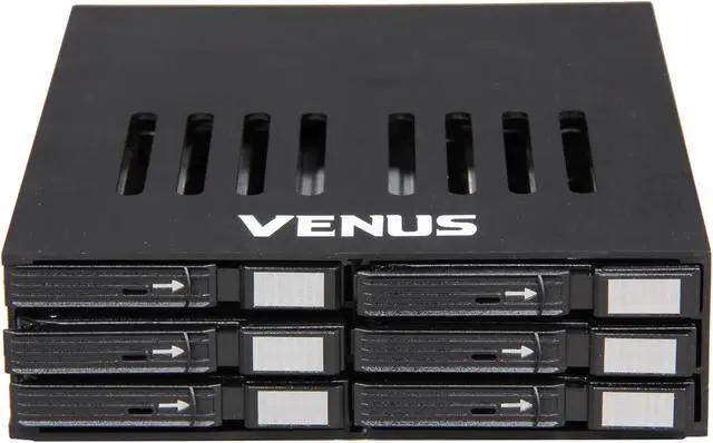 Alt view image 6 of 8 - AMS DS-526SSBK 2.5" x6 SATA Backplane Module