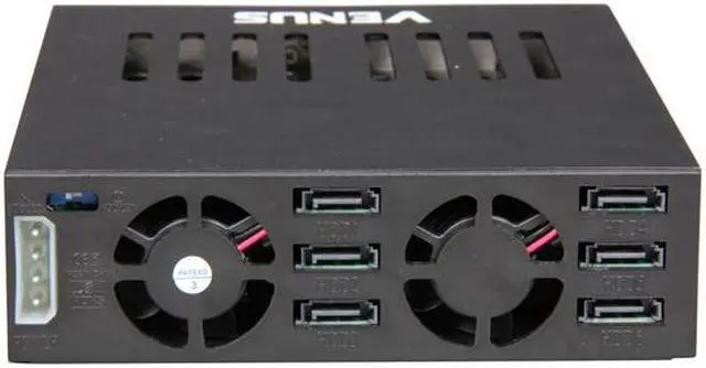 Alt view image 7 of 8 - AMS DS-526SSBK 2.5" x6 SATA Backplane Module