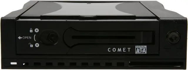 Alt view image 2 of 7 - AMS DK-1220SEBK Comet Value Series (Black) - 5.25" Removable Rack (SATA-to-SATA)