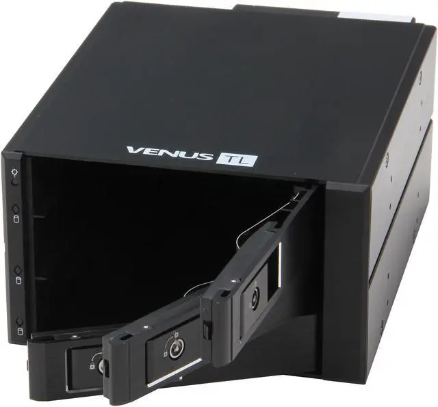 Alt view image 5 of 6 - AMS DS-236TL 3.5" Tray-less 3-IN-2 SATA Backplane Module