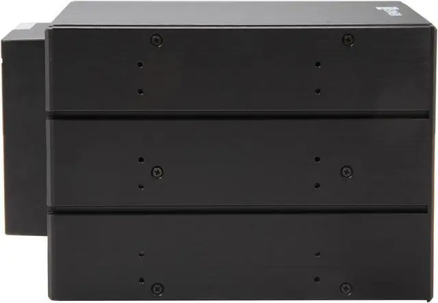 Alt view image 3 of 6 - AMS DS-346TL 3.5" Tray-less 4-IN-3 SATA Backplane Module