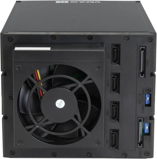 Alt view image 4 of 7 - AMS DS-346TL-BLUE 4in3 Trayless SATA/SAS backplane Module with Blue handle