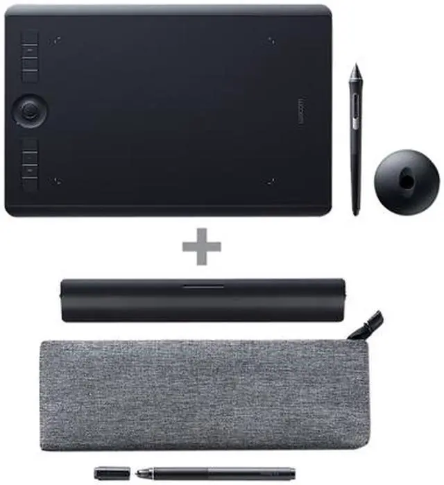 Alt view image 4 of 7 - Wacom Intuos Pro Paper Edition Digital Graphic Drawing Tablet for Mac or PC, Medium (PTH660P)