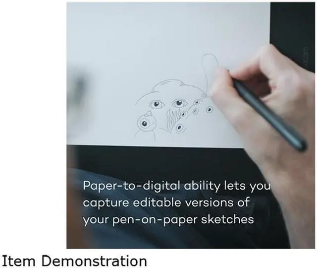 Alt view image 7 of 7 - Wacom Intuos Pro Paper Edition Digital Graphic Drawing Tablet for Mac or PC, Medium (PTH660P)