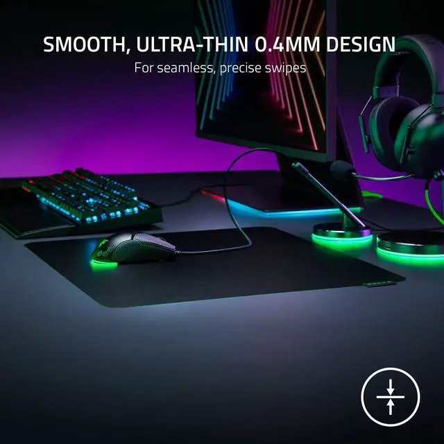 Alt view image 2 of 4 - Razer Sphex V3 Hard Gaming Mouse Mat: Ultra-Thin Form Factor - Tough Polycarbonate Build - Adhesive Base - Large