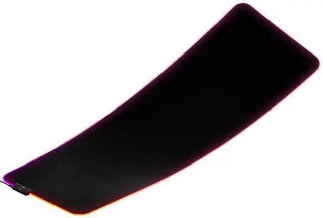 Alt view image 2 of 4 - SteelSeries QcK Gaming Surface - XL RGB Prism Cloth - Best Selling Mouse Pad of All Time - Sized to Cover Desks