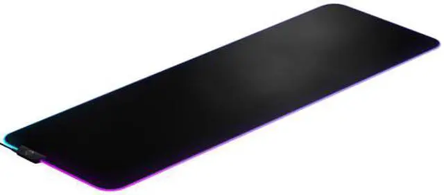 Alt view image 3 of 4 - SteelSeries QcK Gaming Surface - XL RGB Prism Cloth - Best Selling Mouse Pad of All Time - Sized to Cover Desks