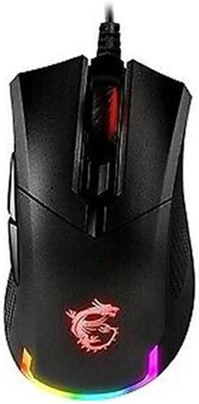 Alt view image 2 of 6 - MSI Clutch GM50 Black 6 Buttons 1 x Wheel USB 2.0 Wired Optical Gaming Mice