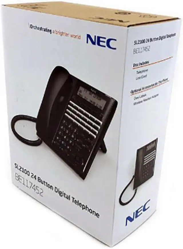 Alt view image 6 of 6 - NEC SL1100 Q24-FR000000127820 SL2100 DESI SHEETS-24B TEL (PKG 25)