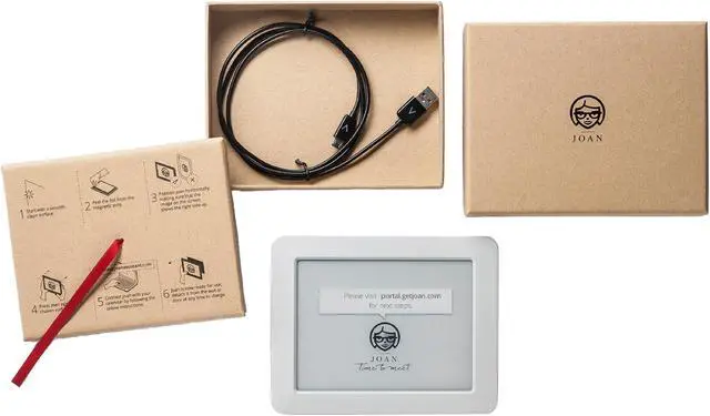 Alt view image 5 of 5 - Visionect JOAN Manager 6" Interactive Wireless Conference Room Scheduler for Meeting Rooms and Huddle Spaces - Black - JOAN MAN6 BLACK