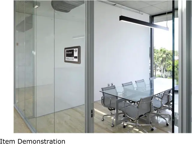 Alt view image 4 of 6 - Visionect JOAN Manager 6" Interactive Wireless Conference Room Scheduler for Meeting Rooms and Huddle Spaces - Gray - JOAN MAN6 GRAY