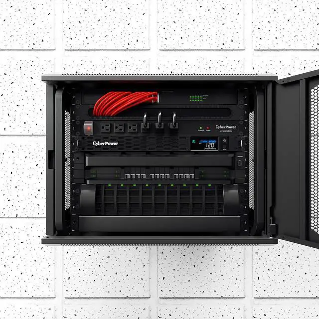 Alt view image 12 of 20 - CyberPower Rackbar Surge Protector w/6-Foot Cord, Black CPS1615RMS