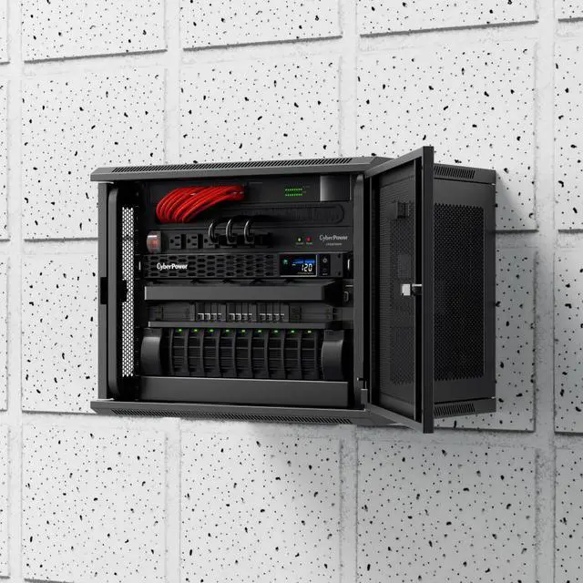Alt view image 14 of 20 - CyberPower Rackbar Surge Protector w/6-Foot Cord, Black CPS1615RMS