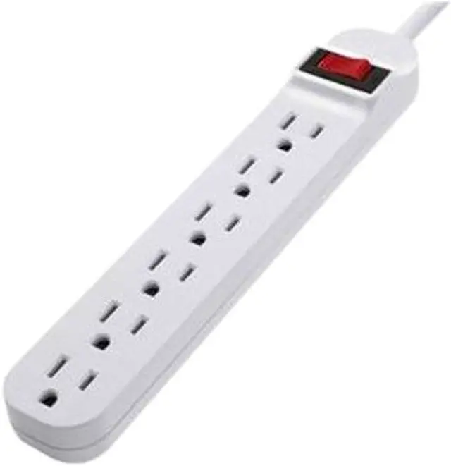 Main image of Belkin F9P609-03-DP 6 Outlets Power Strip - Receptacle: 6 - 3 Ft Cord