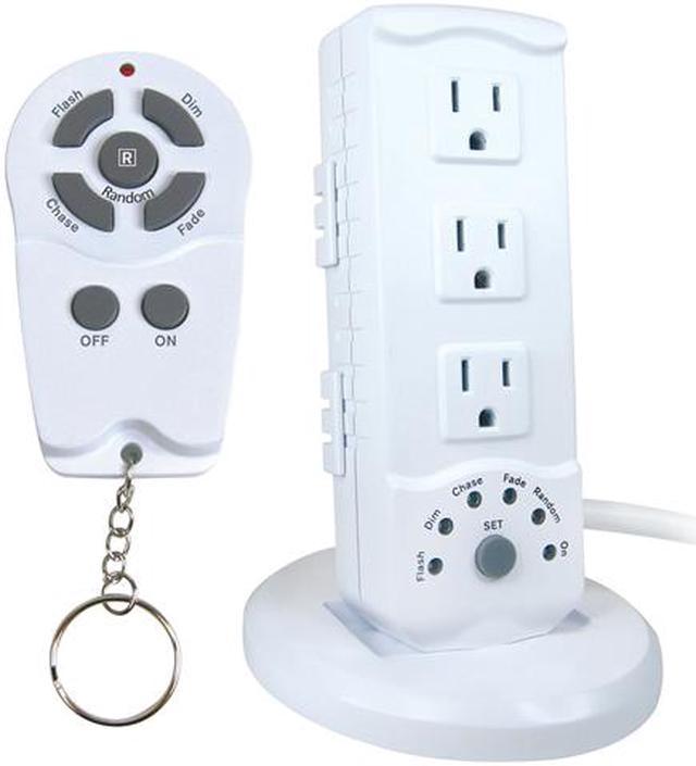 Prime Indoor Wireless Remote with Grounded Outlets White - Ace Hardware