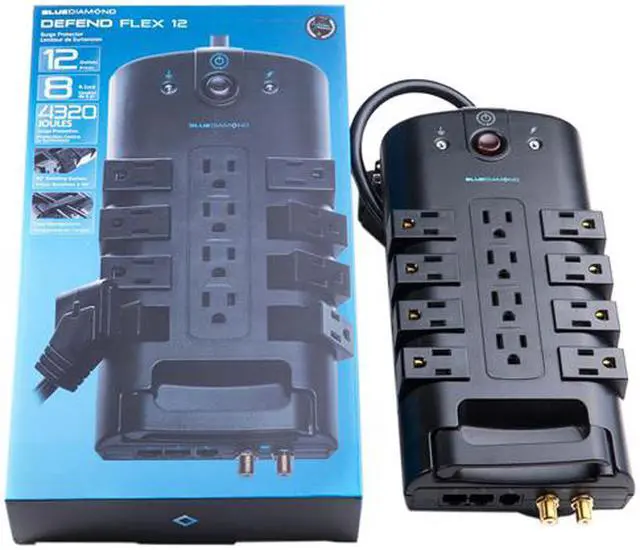 Alt view image 4 of 5 - Defend Flex 12 Surge Protector   - 8ft