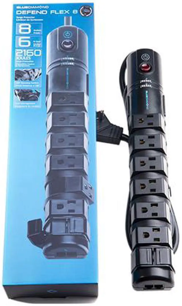Alt view image 3 of 4 - Defend Flex 8 Surge Protector   - 6ft