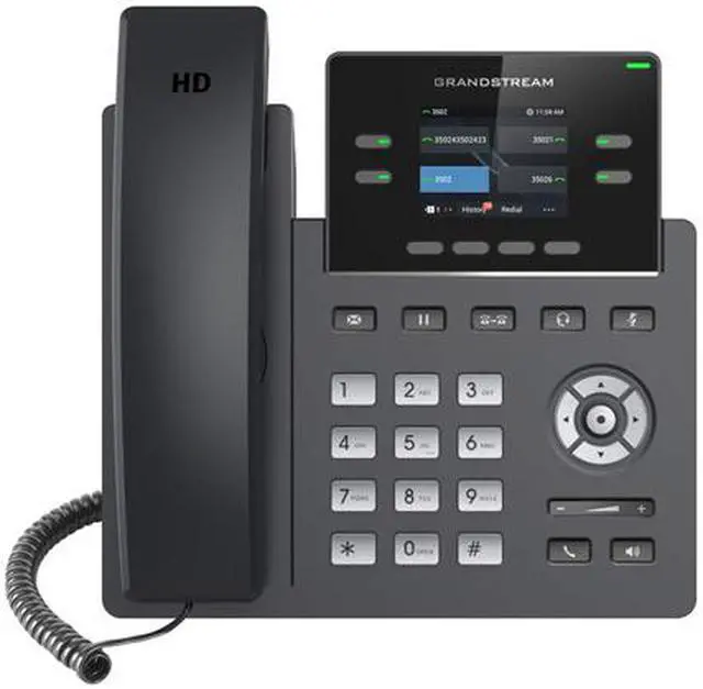 Alt view image 2 of 3 - Grandstream - GRP2612W - 4 Lines, 2 SIP Accounts, with WiFi