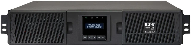Alt view image 3 of 10 - Tripp Lite series SmartOnline 1000VA 900W 120V Double-Conversion UPS - 8 Outlets, Extended Run, Network Card Included, LCD, USB, DB9, 2U Rack/Tower (SU1000RTXLCD2UN)