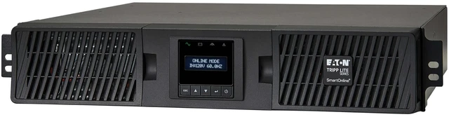 Alt view image 4 of 10 - Tripp Lite series SmartOnline 1000VA 900W 120V Double-Conversion UPS - 8 Outlets, Extended Run, Network Card Included, LCD, USB, DB9, 2U Rack/Tower (SU1000RTXLCD2UN)