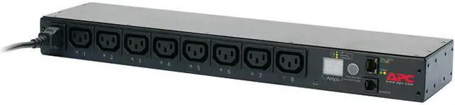 Main image of APC Rack PDU, Switched, 1U, 12A/208V, 10A/230V, (8)C13