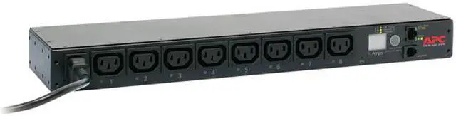 Alt view image 2 of 2 - APC Rack PDU, Switched, 1U, 12A/208V, 10A/230V, (8)C13