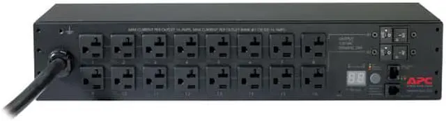 Alt view image 2 of 4 - SCHNEIDER ELECTRIC RACK PDU METERED 2U 30A 120V 16