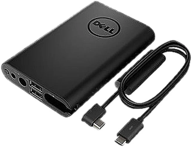 Main image of Dell - 451-BBVQ - Dell-IMSourcing Power Companion (12,000 mAh) USB-C - PW7015MC - For Notebook, USB Device, Mobile Device, Smartphone, Tablet PC - 12000 mAh - 5 V DC Output - 2 x - Black