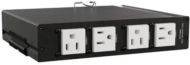 Main image of Middle Atlantic NEXSYS Compact Power Distribution Unit - 15 Amp, (6) NEMA 5-15R Outlets PDU - Multi-Stage Surge Protection - Vertical (0U) - 120VAC - PDX-615C