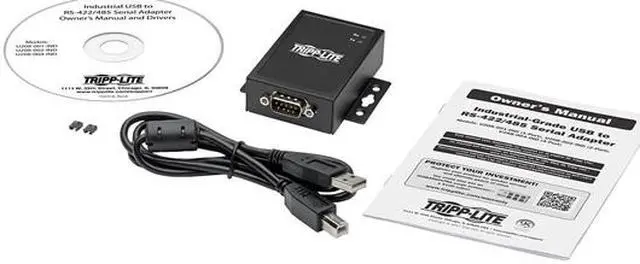 Alt view image 5 of 5 - Tripp Lite Usb To Serial Adapter Converter Rs-422/Rs-485 Usb To Db9 1-Port